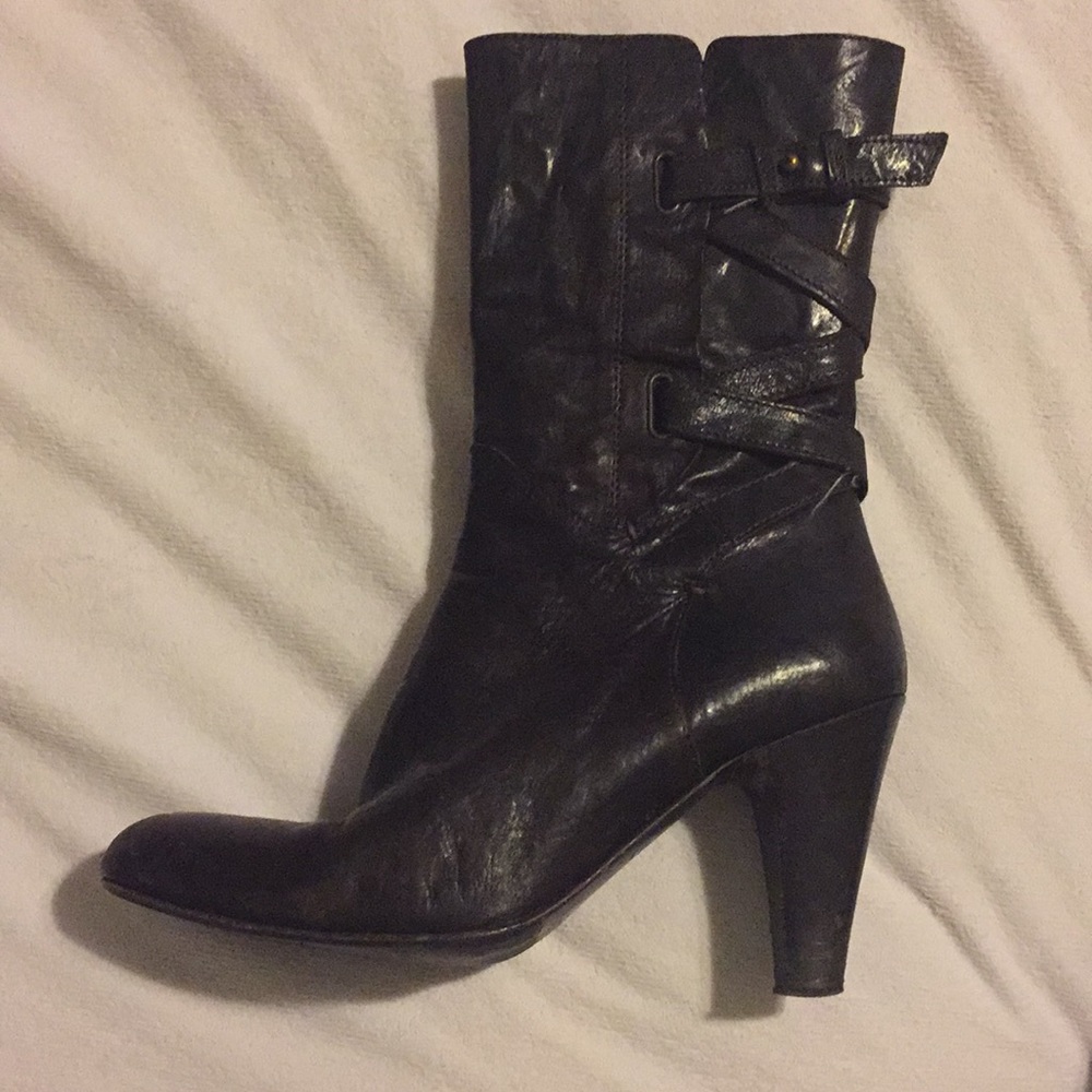 Italian leather boots